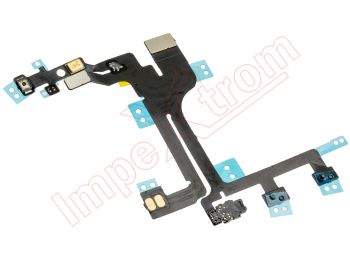Flex of buttons laterales of volumen, encendido, bloqueo with microphone Apple Phone 5C